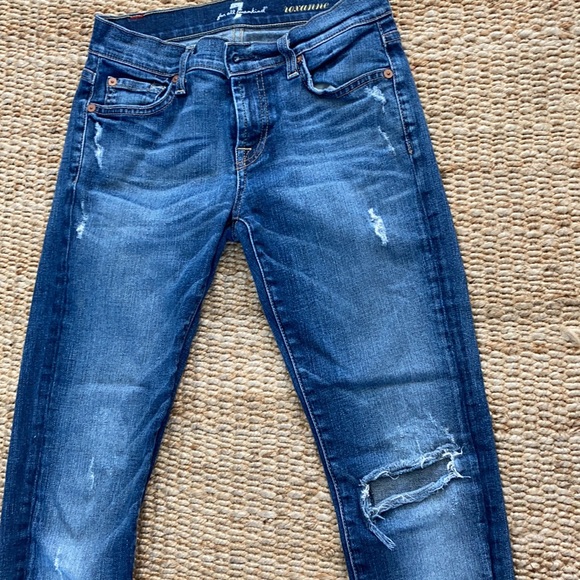 7 For All Mankind Roxanne jeans size 25 - Picture 2 of 6